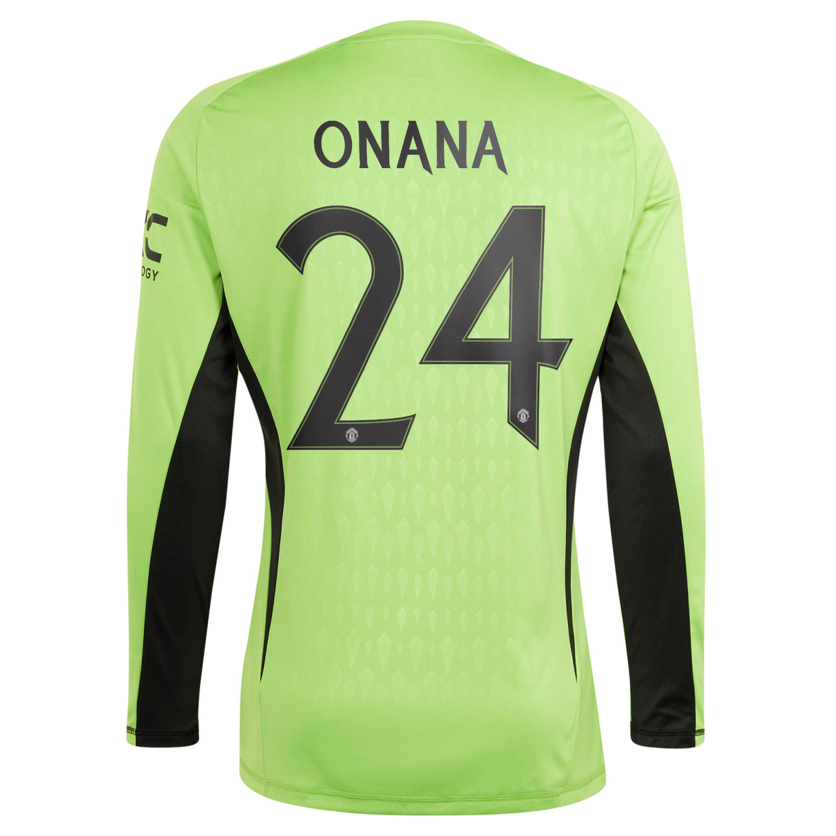 Manchester United Cup Home Goalkeeper Shirt 2023-24 with Onana 24 printing - Kit Captain