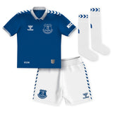 Everton Hummel Home Infant Kit 2023-24 with Danjuma 10 printing - Kit Captain