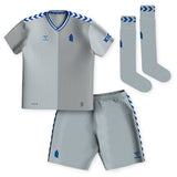 Everton Hummel Third Infant Kit 2023-24 with Danjuma 10 printing - Kit Captain