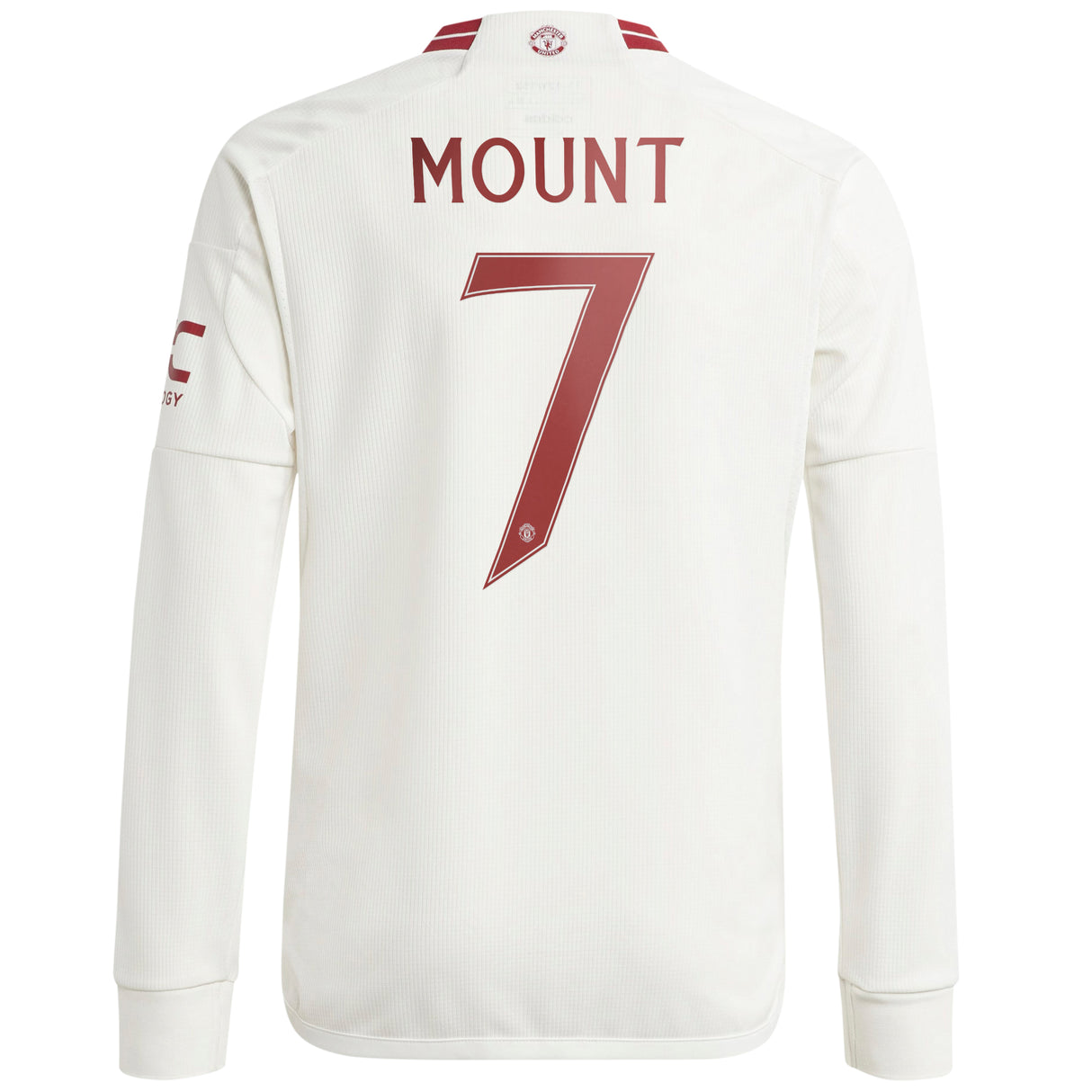 Manchester United Cup Third Shirt 2023-24 - Kids - Long Sleeve with Mount 7 printing - Kit Captain