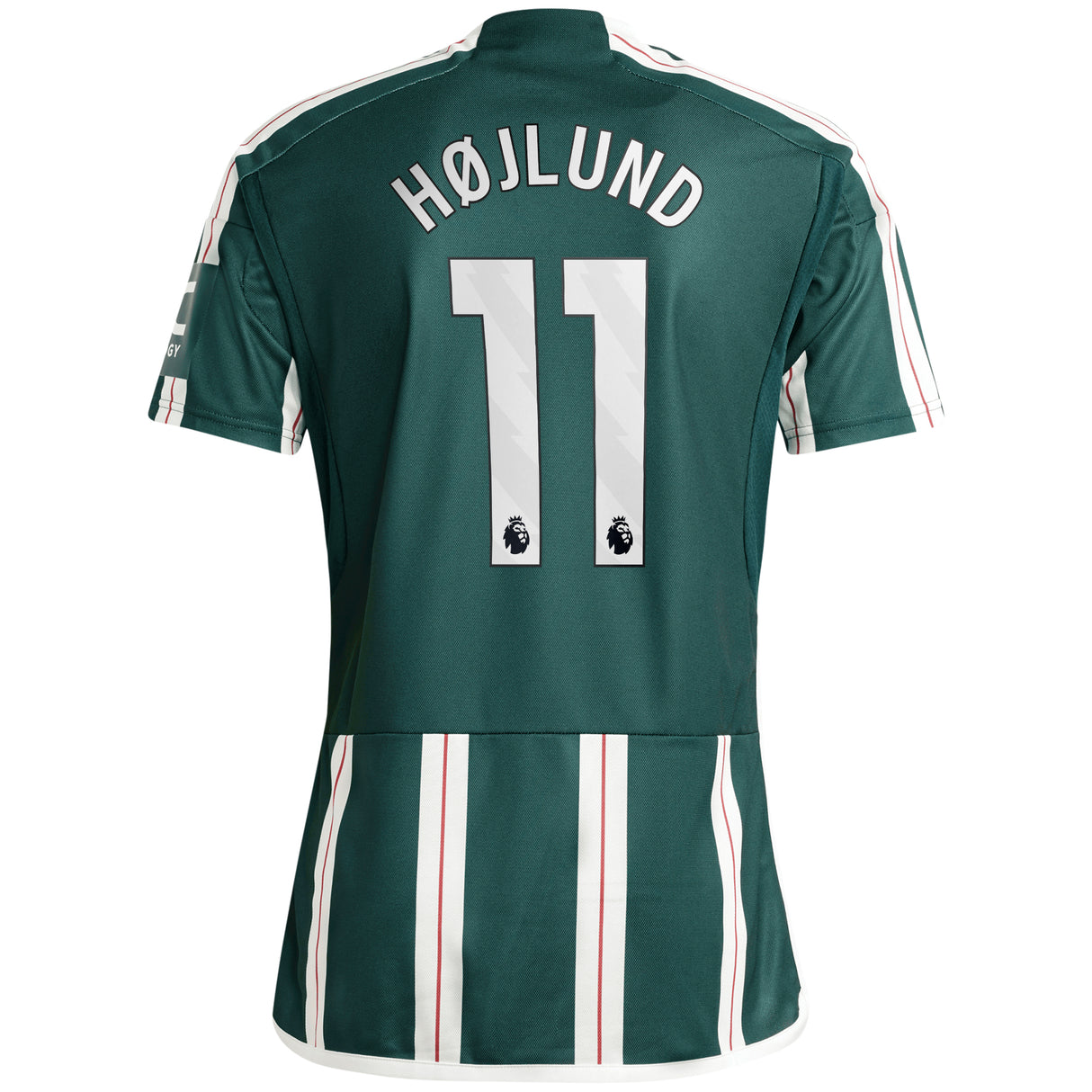 Manchester United EPL Away Shirt 2023-24 with HÃ¸jlund 11 printing - Kit Captain