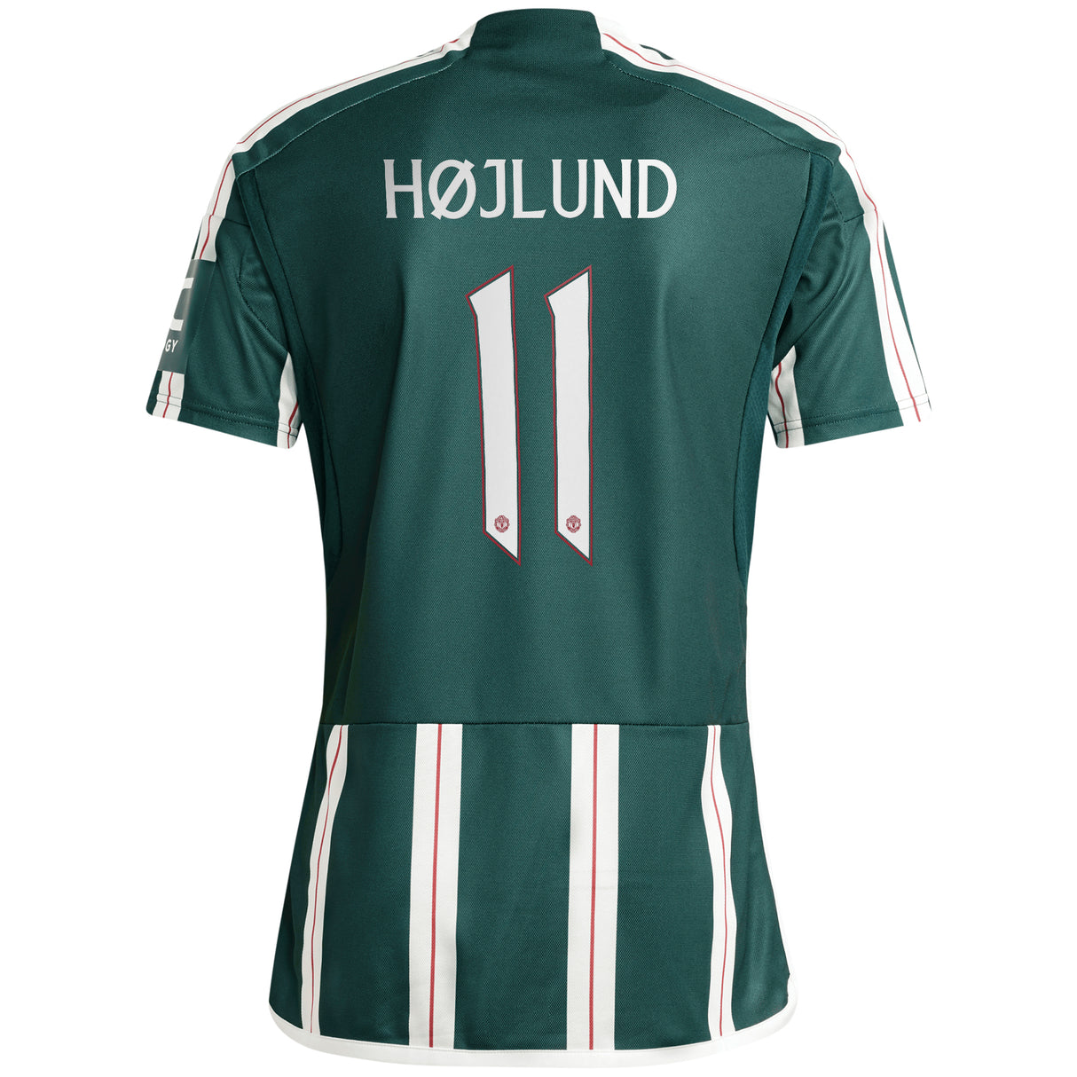 Manchester United Cup Away Shirt 2023-24 with Højlund 11 printing - Kit Captain