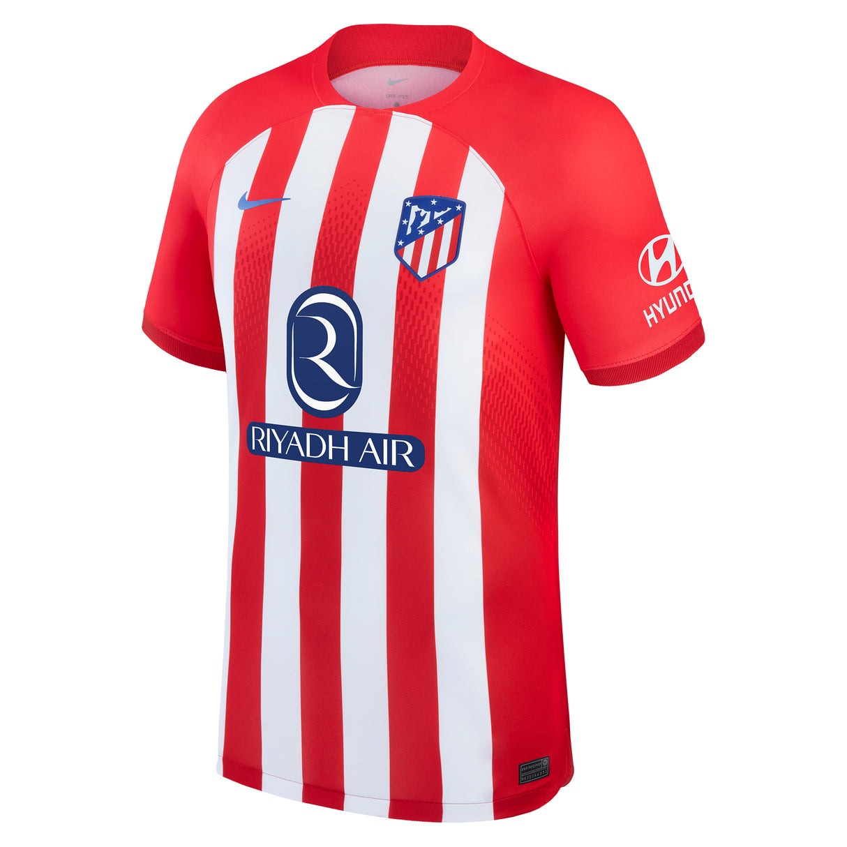 Atlético de Madrid Nike Home Stadium Shirt 2023-24 with Riquelme 25 printing - Kit Captain