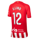 Atlético de Madrid Nike Home Stadium Shirt 2023-24 - Kids with S.Lino 12 printing