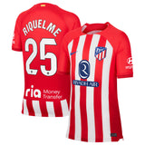 Atlético de Madrid Nike Home Stadium Shirt 2023-24 - Kids with Riquelme 25 printing - Kit Captain