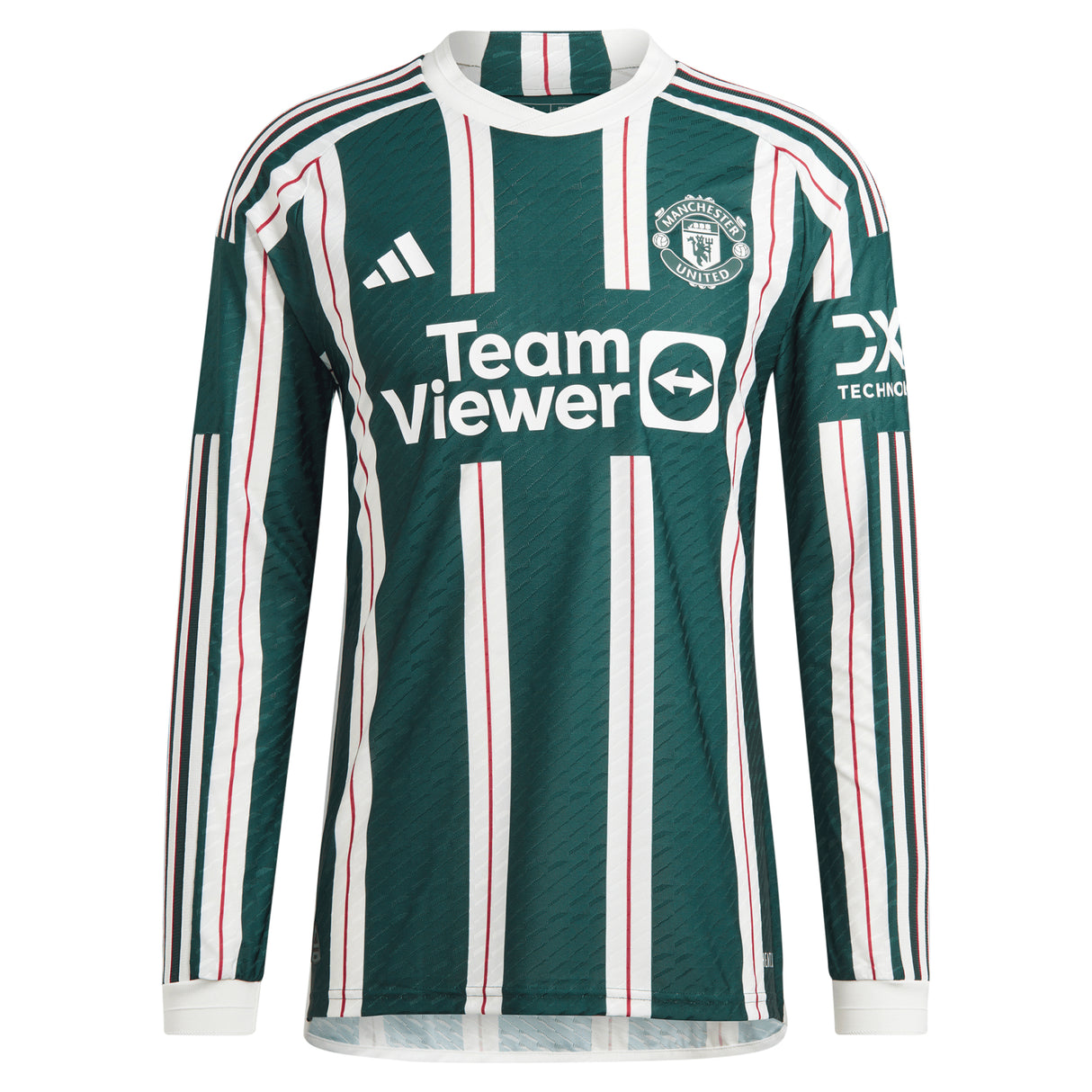 Manchester United Cup adidas Away Authentic Shirt 2023-24 - Long Sleeve - With Geyse 23 Printing