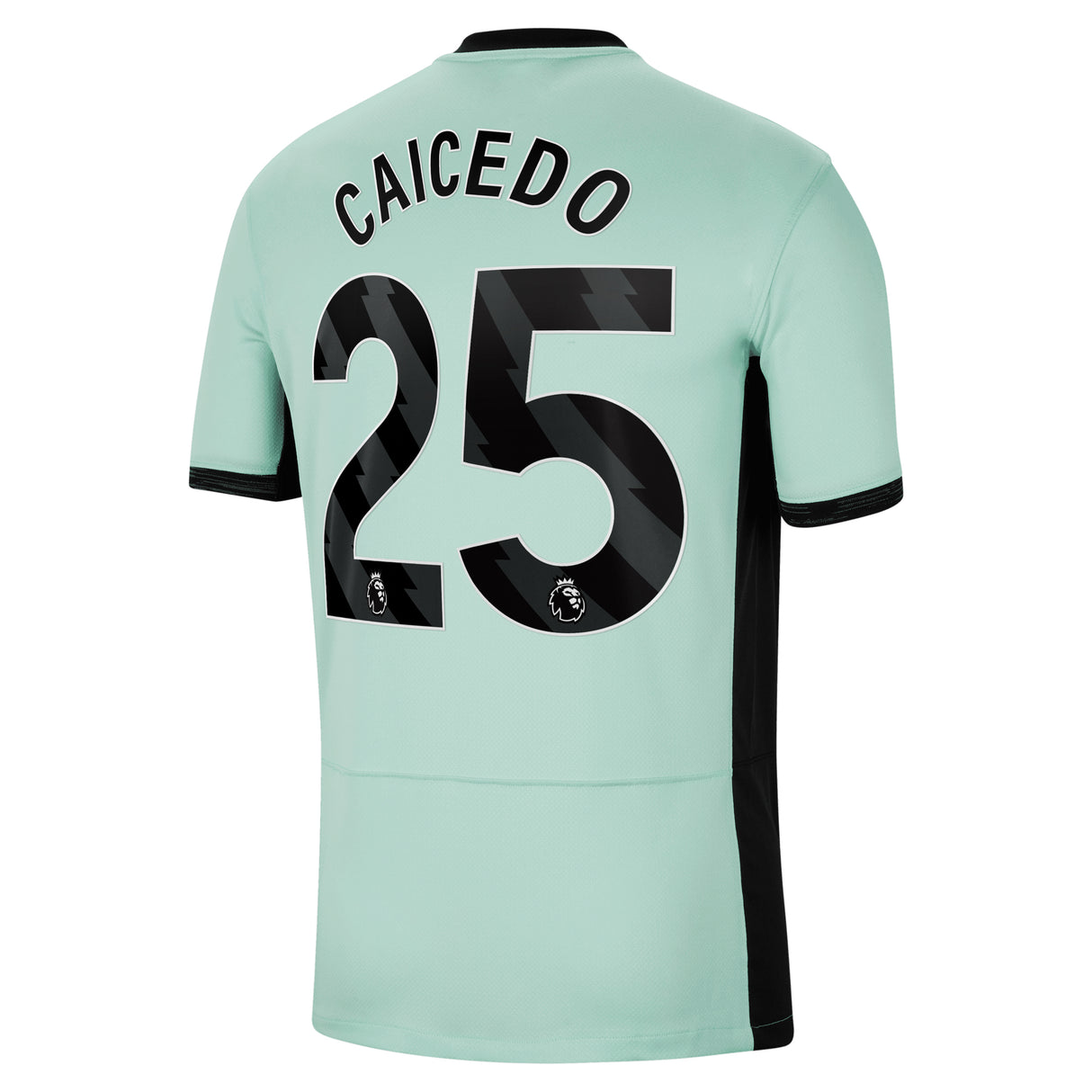 Chelsea Third Stadium Shirt 2023-24 with Caicedo 25 printing - Kit Captain