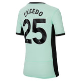 Chelsea Third Stadium Shirt 2023-24 - Kids with Caicedo 25 printing - Kit Captain