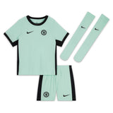 Chelsea Third Stadium Kit 2023-24 - Little Kids with Colwill 26 printing - Kit Captain