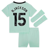 Chelsea Third Stadium Kit 2023-24 - Infants with N.Jackson 15 printing - Kit Captain