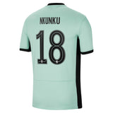 Chelsea Cup Third Stadium Shirt 2023-24 with Nkunku 18 printing - Kit Captain