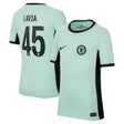 Chelsea Cup Third Stadium Shirt 2023-24 - Kids with Lavia 45 printing - Kit Captain