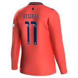 Everton WSL Hummel Away Shirt 2023-24 - Long Sleeve - Kids - With Bissell 11 Printing - Kit Captain