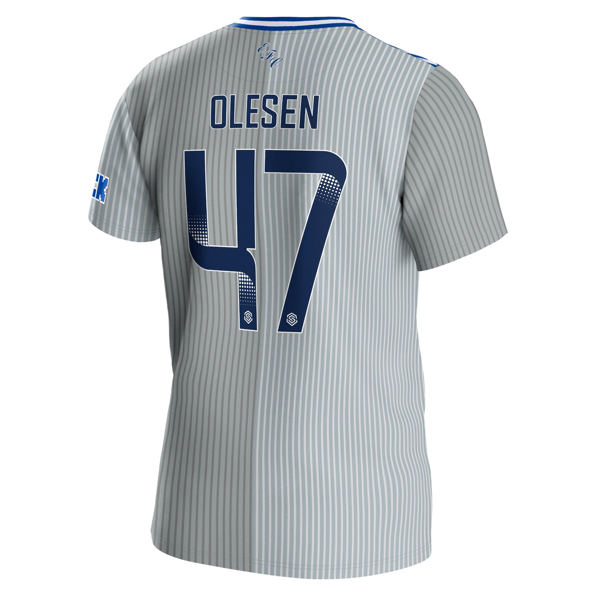 Everton WSL Hummel Third Shirt 2023-24 with Olesen 47 printing - Kit Captain