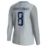 Everton WSL Hummel Third Shirt 2023-24 - Long Sleeve with Vanhaevermaet 8 printing - Kit Captain