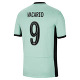 Chelsea Third Stadium Shirt 2023-24 with Macario 9 printing - Kit Captain