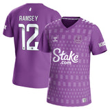 Everton WSL Hummel Third Goalkeeper Shirt 2023-24 with Ramsey 12 printing - Kit Captain