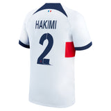 Paris Saint-Germain Nike Away Stadium Shirt 2023-24 with Champions League printing Hakimi 2 - Kit Captain