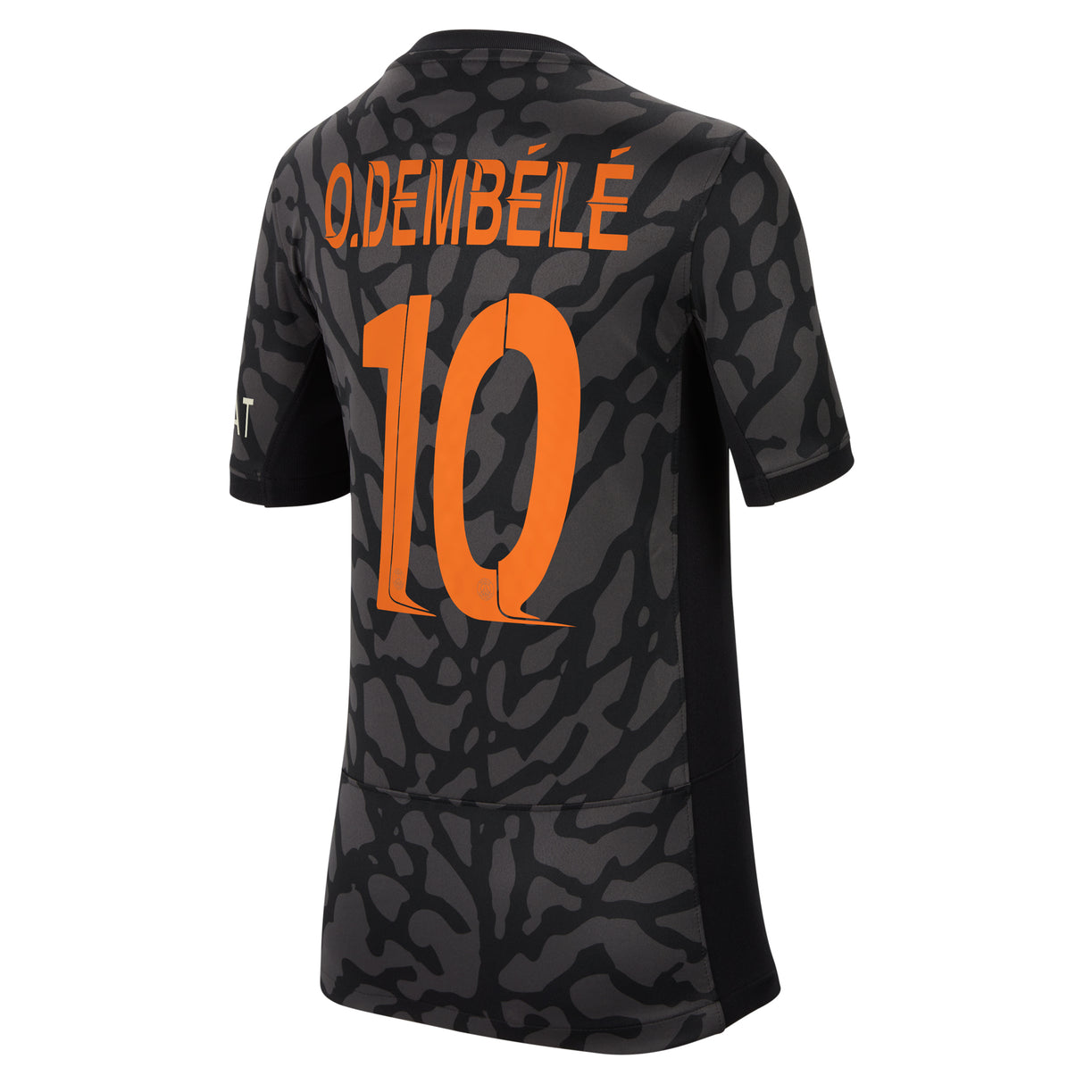 PSG x Jordan Third Stadium Shirt 2023-24 - Kids with Champions League printing O.Dembélé 10 - Kit Captain