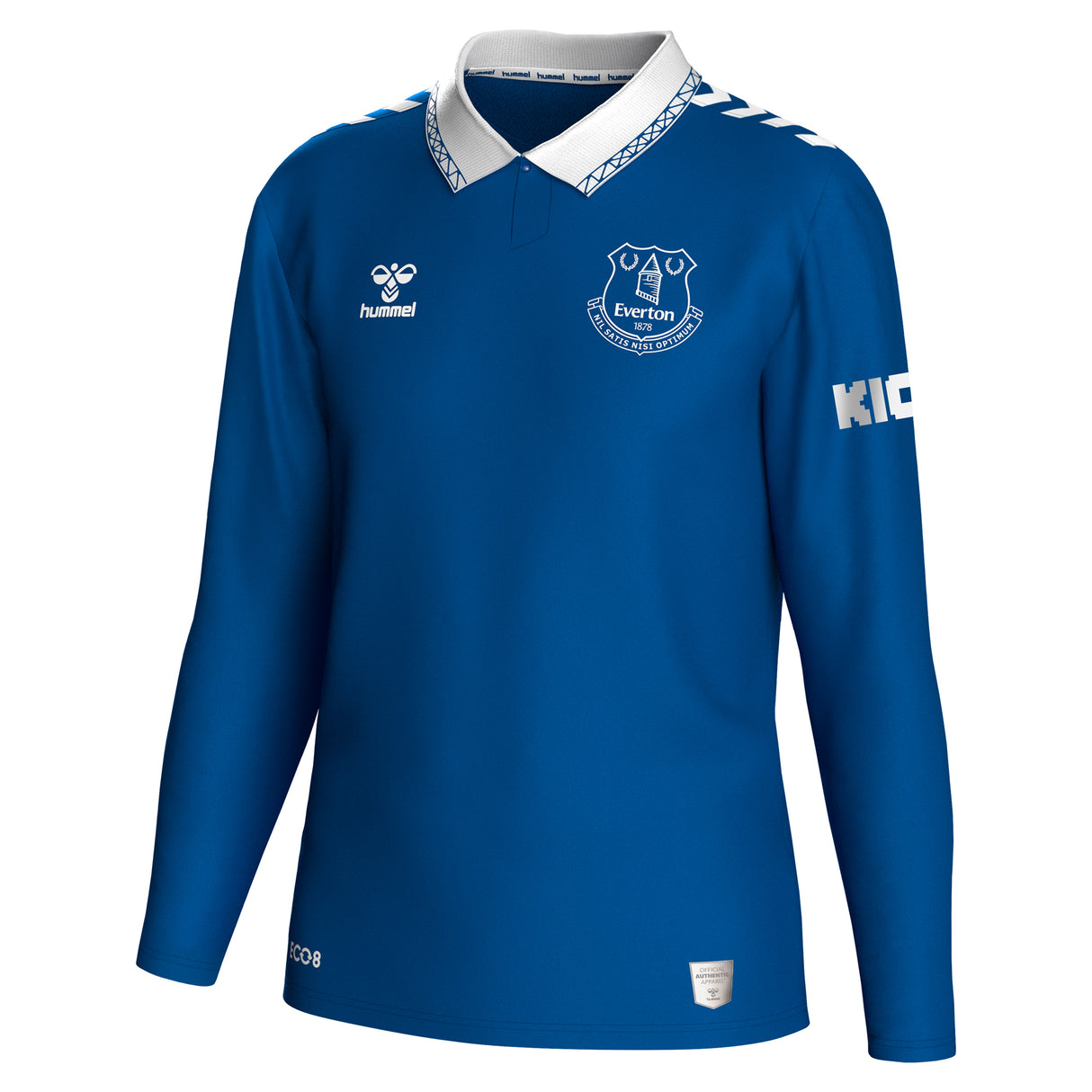 Everton Hummel Home Shirt 2023-24 - Long Sleeve - Kids with Beto 14 printing - Kit Captain