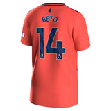 Everton Hummel Away Shirt 2023-24 - Kids with Beto 14 printing - Kit Captain