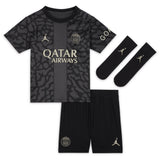 PSG x Jordan Third Stadium Kit 2023-24 - Infant with G.Ramos 9 printing - Kit Captain