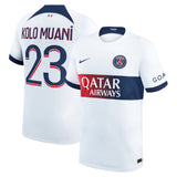 Paris Saint-Germain Nike Away Stadium Shirt 2023-24 with Kolo Muani 23 printing - Kit Captain