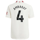 Manchester United EPL Third Shirt 2023-24 - Kids with Amrabat 4 printing - Kit Captain