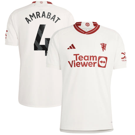 Manchester United EPL Third Shirt 2023-24 with Amrabat 4 printing - Kit Captain