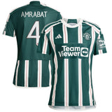 Manchester United Cup Away Shirt 2023-24 with Amrabat 4 printing