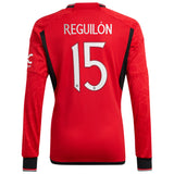 Manchester United Cup Home Shirt 2023-24 - Kids - Long Sleeve with Reguilón 15 printing - Kit Captain