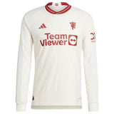 Manchester United Third Authentic Shirt 2023-24 - Long sleeve with Hinata 20 printing - Kit Captain