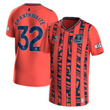Everton Hummel Away Shirt 2023-24 - Kids with Branthwaite 32 printing - Kit Captain