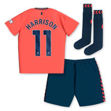 Everton Hummel Away Infant Kit 2023-24 with Harrison 11 printing - Kit Captain