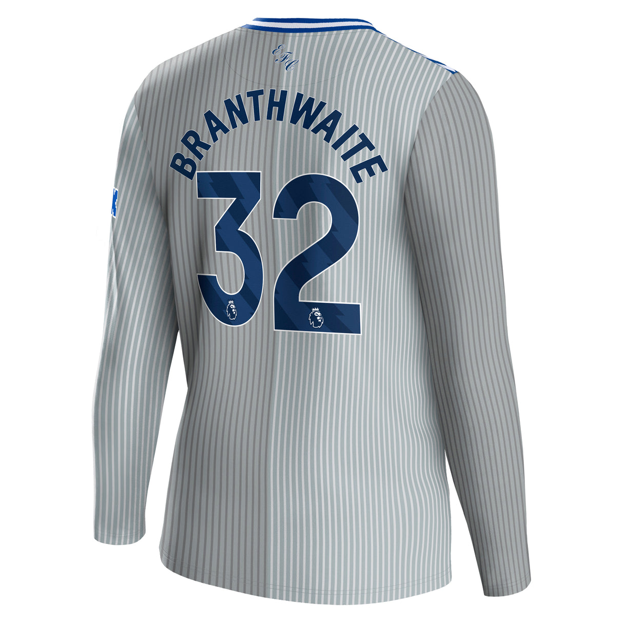 Everton Hummel Third Shirt 2023-24 - Long Sleeve with Branthwaite 32 printing - Kit Captain