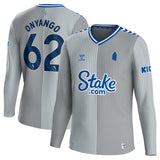 Everton Hummel Third Shirt 2023-24 - Long Sleeve with Onyango 62 printing - Kit Captain