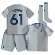 Everton Hummel Third Infant Kit 2023-24 with Dobbin 61 printing - Kit Captain