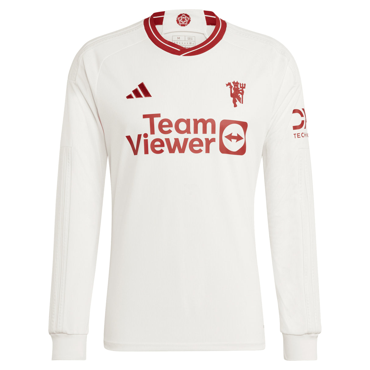 Manchester United WSL adidas Third Shirt 2023-24 - Long Sleeve - With George 3 Printing - Kit Captain