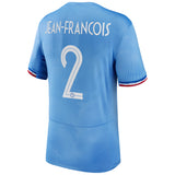 France Women Nike Home Stadium Shirt 2023-24 - Mens with Jean-Francois 2 printing - Kit Captain