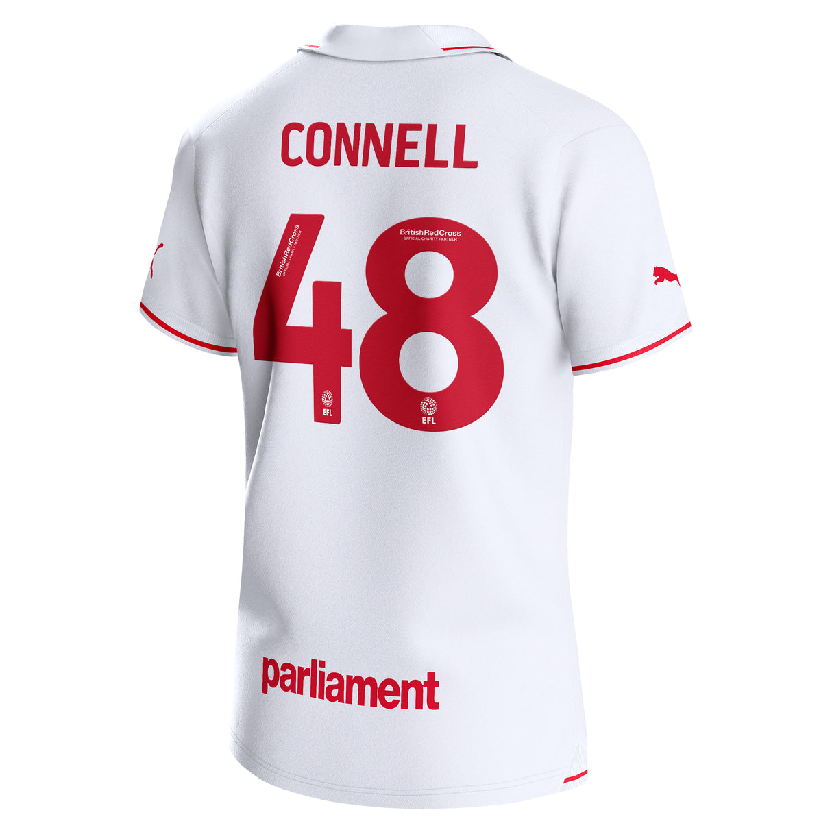 Barnsley Puma Away Shirt 2023-24 - Outsize - Luca Connell 48