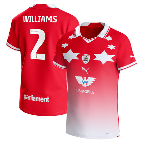 Barnsley Puma Home Shirt 2023-24 - Jordan Williams 2