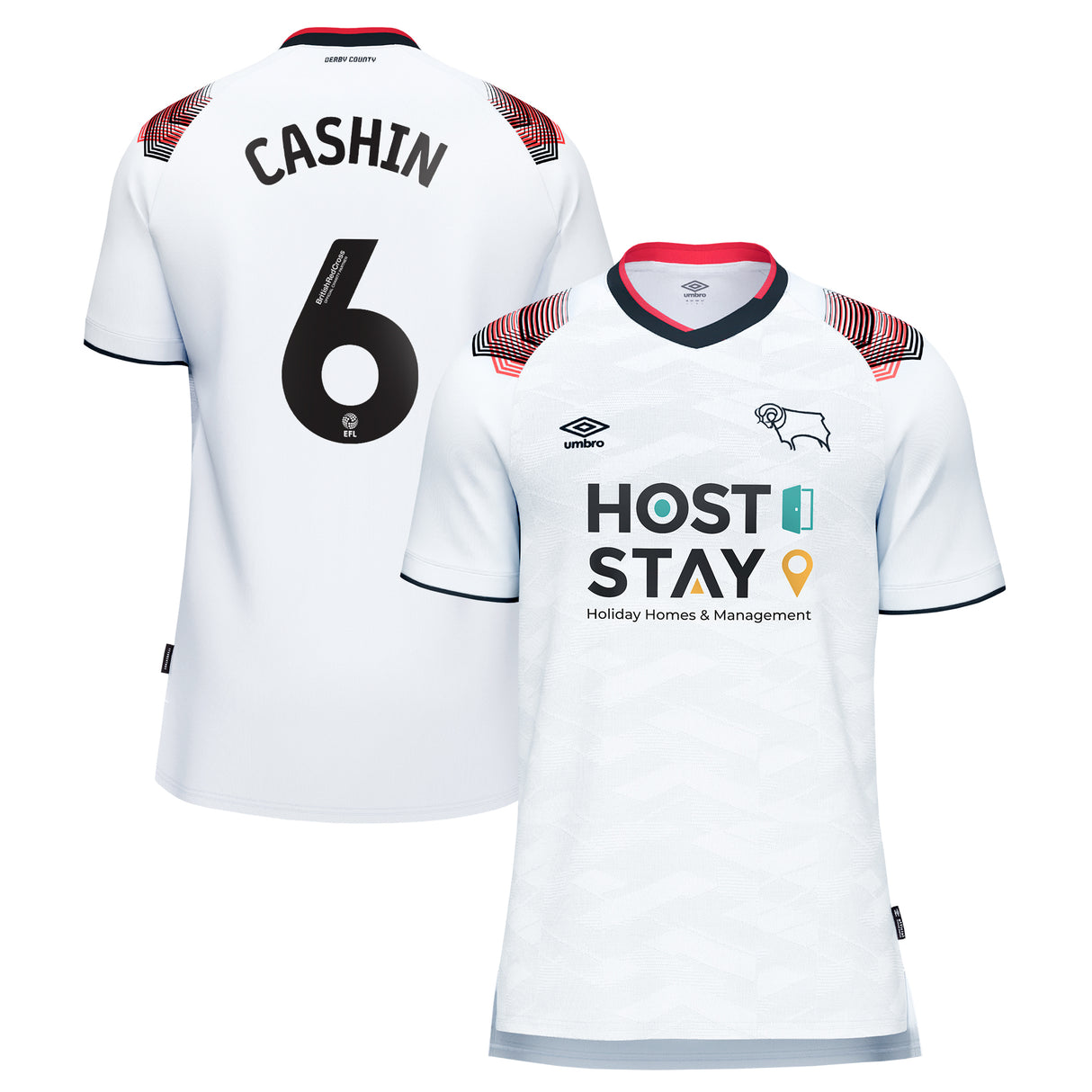 Derby County Umbro Home Shirt 2023-24 - Eiran Cashin 6