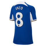 Chelsea Nike Home Stadium Sponsored Shirt 2023-24 - Kids with Enzo 8 printing