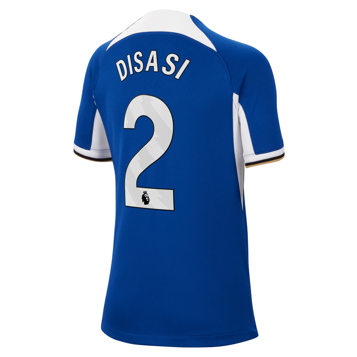 Chelsea Nike Home Stadium Sponsored Shirt 2023-24 - Kids with Disasi 2 printing