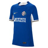 Chelsea Nike Home Stadium Sponsored Shirt 2023-24 - Kids with Caicedo 25 printing