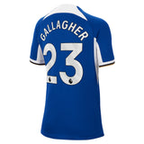 Chelsea Nike Home Stadium Sponsored Shirt 2023-24 - Kids with Gallagher 23 printing