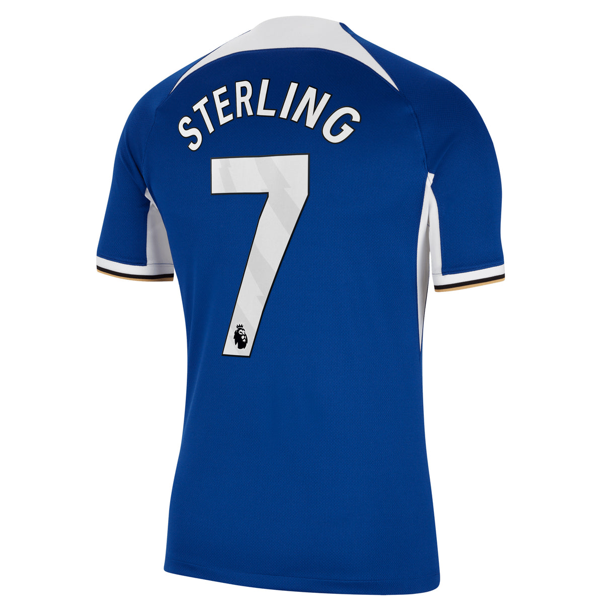 Chelsea Nike Home Stadium Sponsored Shirt 2023-24 with Sterling 7 printing