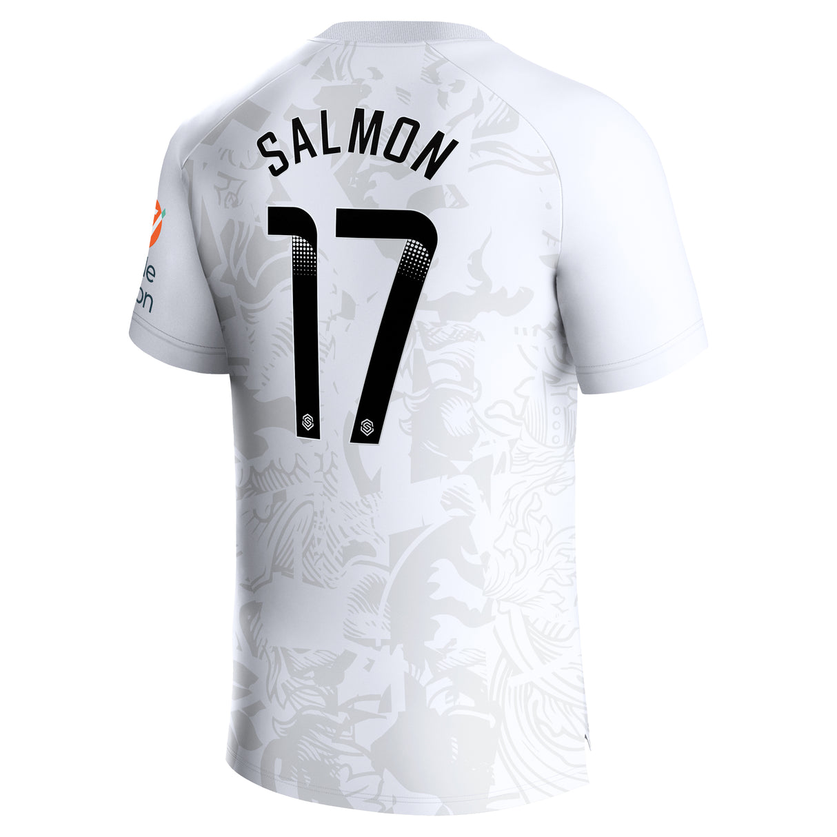 Aston Villa WSL Castore Away Shirt 2023-24 - With Salmon 17 printing - Kit Captain