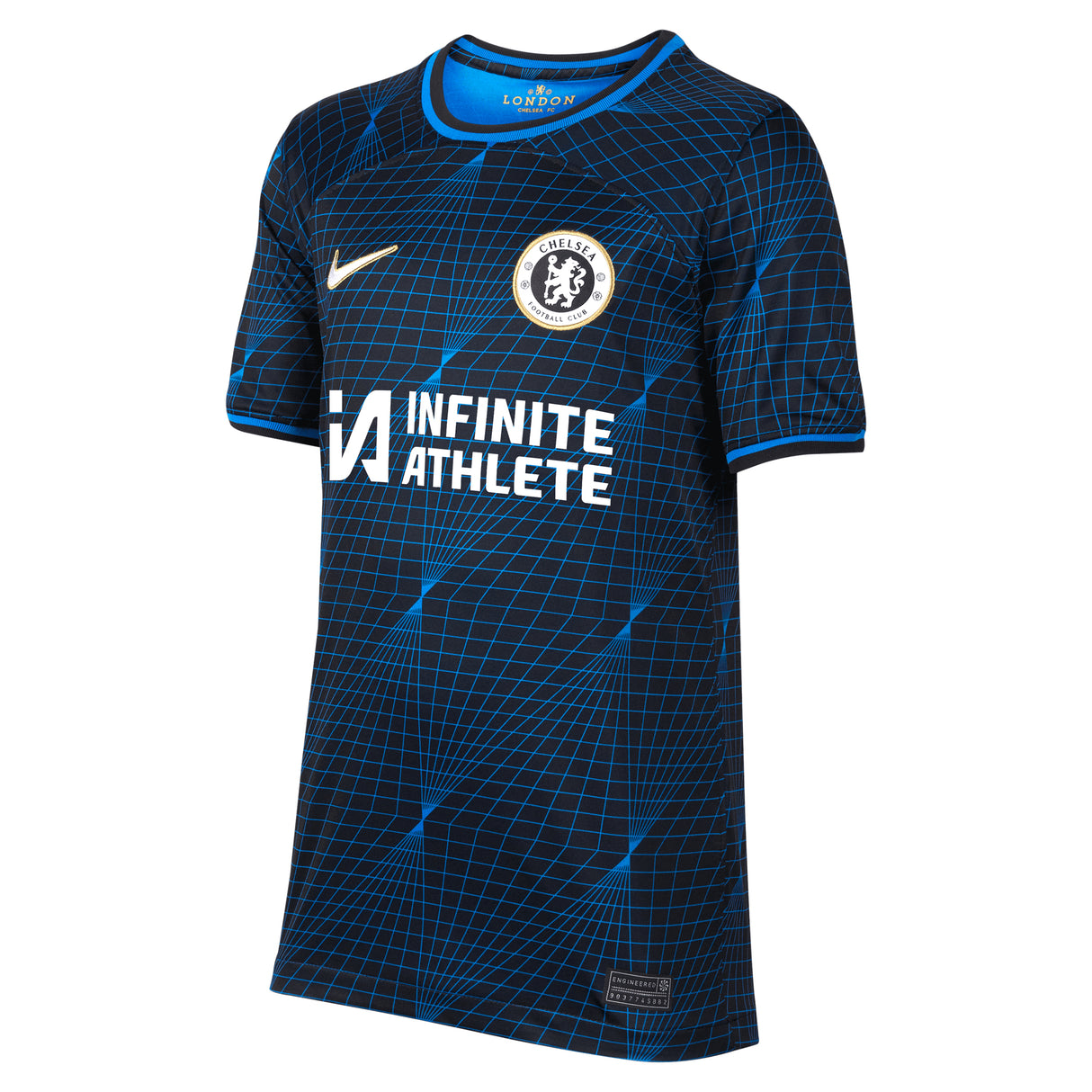 Chelsea WSL Nike Away Stadium Sponsored Shirt 2023-24 - Kids with Carter 7 printing