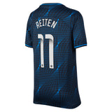 Chelsea WSL Nike Away Stadium Sponsored Shirt 2023-24 - Kids with Reiten 11 printing